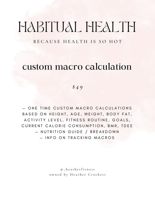 custom macro calculation